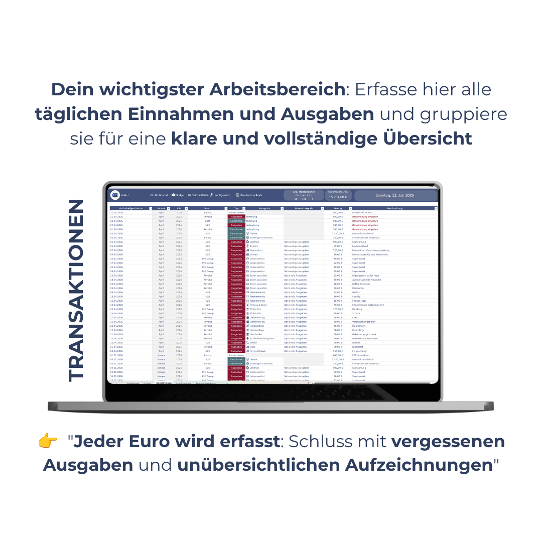 Mein Haushaltsbuch + ebook