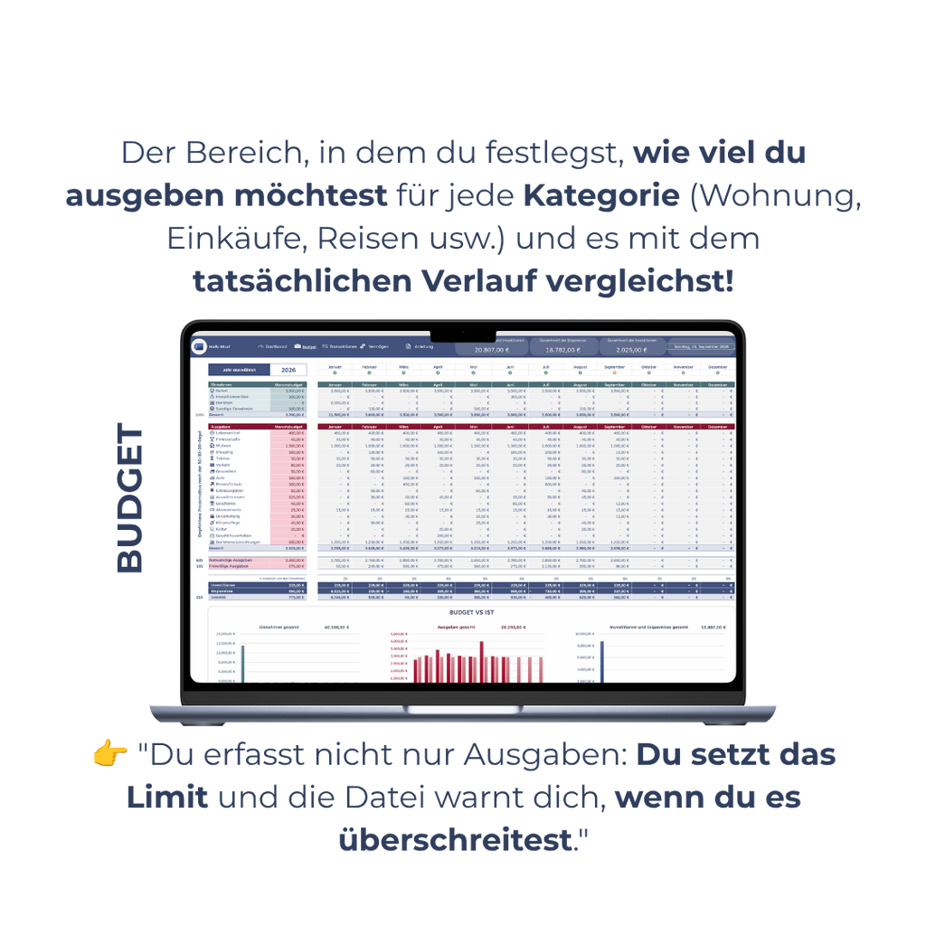 Mein Vermögen: Excel-Vorlage + eBook