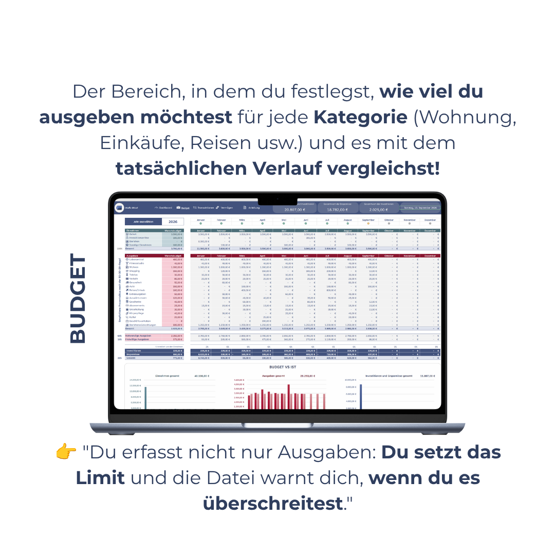 Mein Vermögen: Excel-Vorlage + eBook
