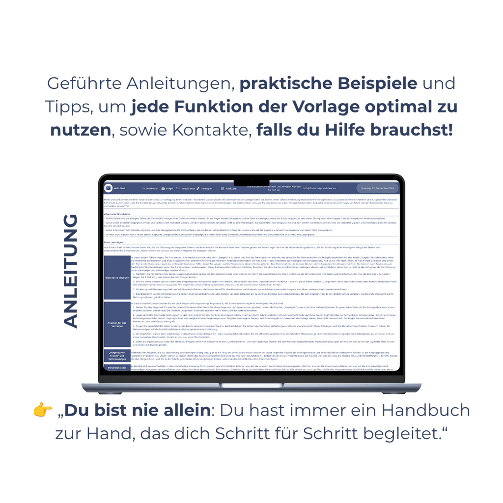 Mein Vermögen: Excel-Vorlage + eBook
