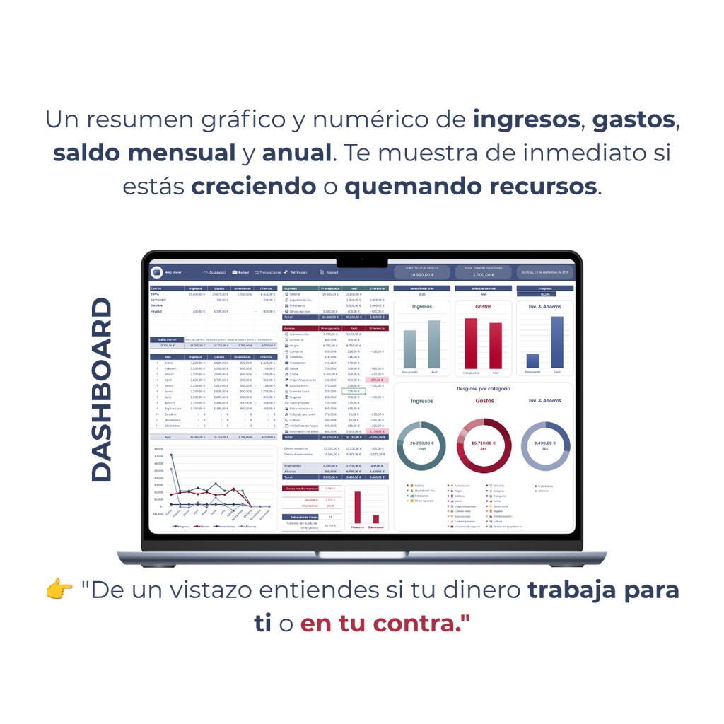 Mi Patrimonio Neto: Plantilla Excel + eBook