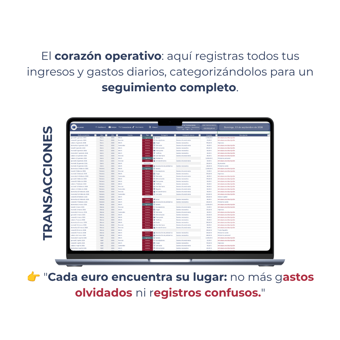 Mi Patrimonio Neto: Plantilla Excel + eBook