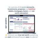 My Net Worth Spreadsheet Template + eBook