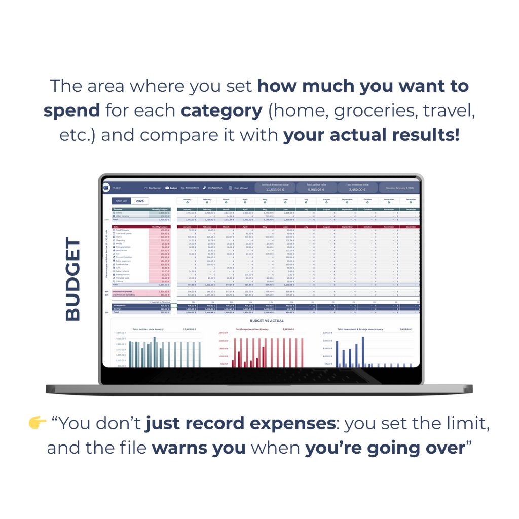 My Budget Spreadsheet + ebook