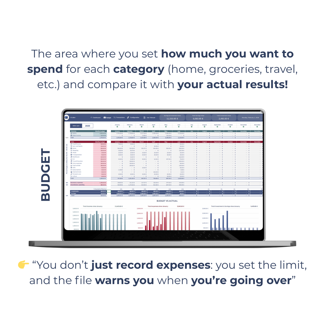 My Budget Spreadsheet + ebook