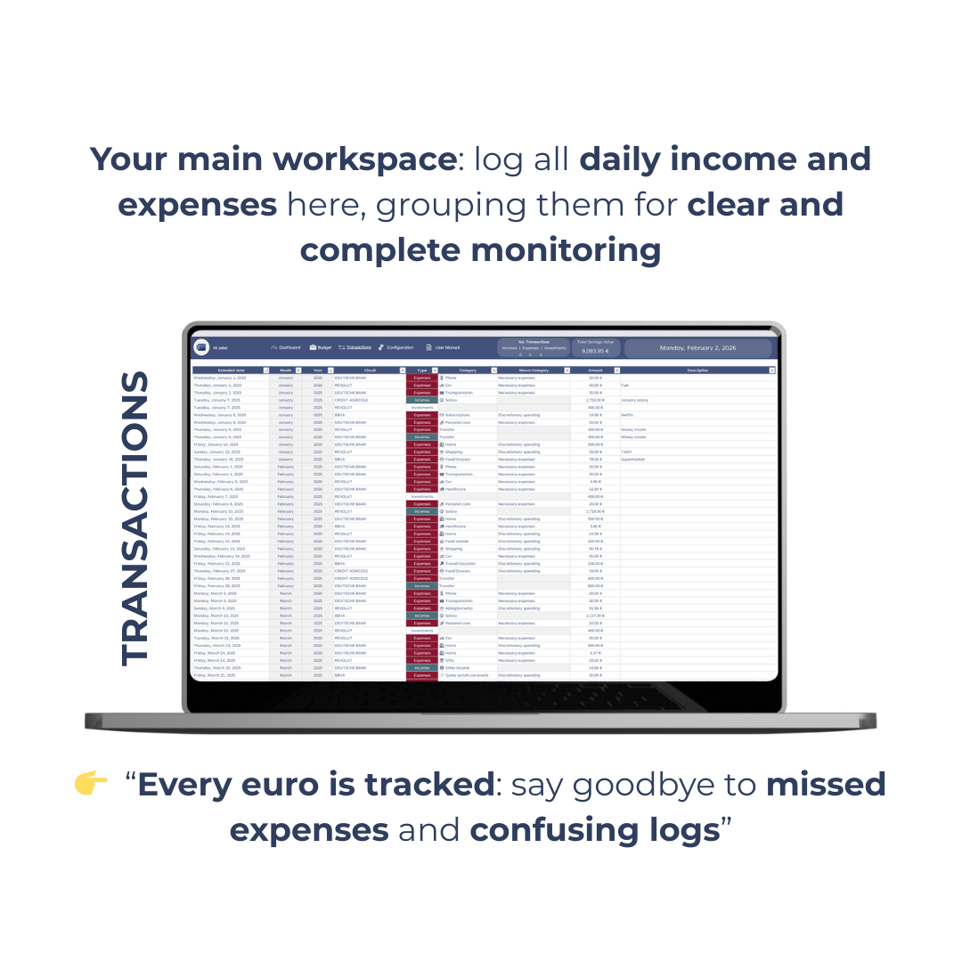 My Budget Spreadsheet + ebook