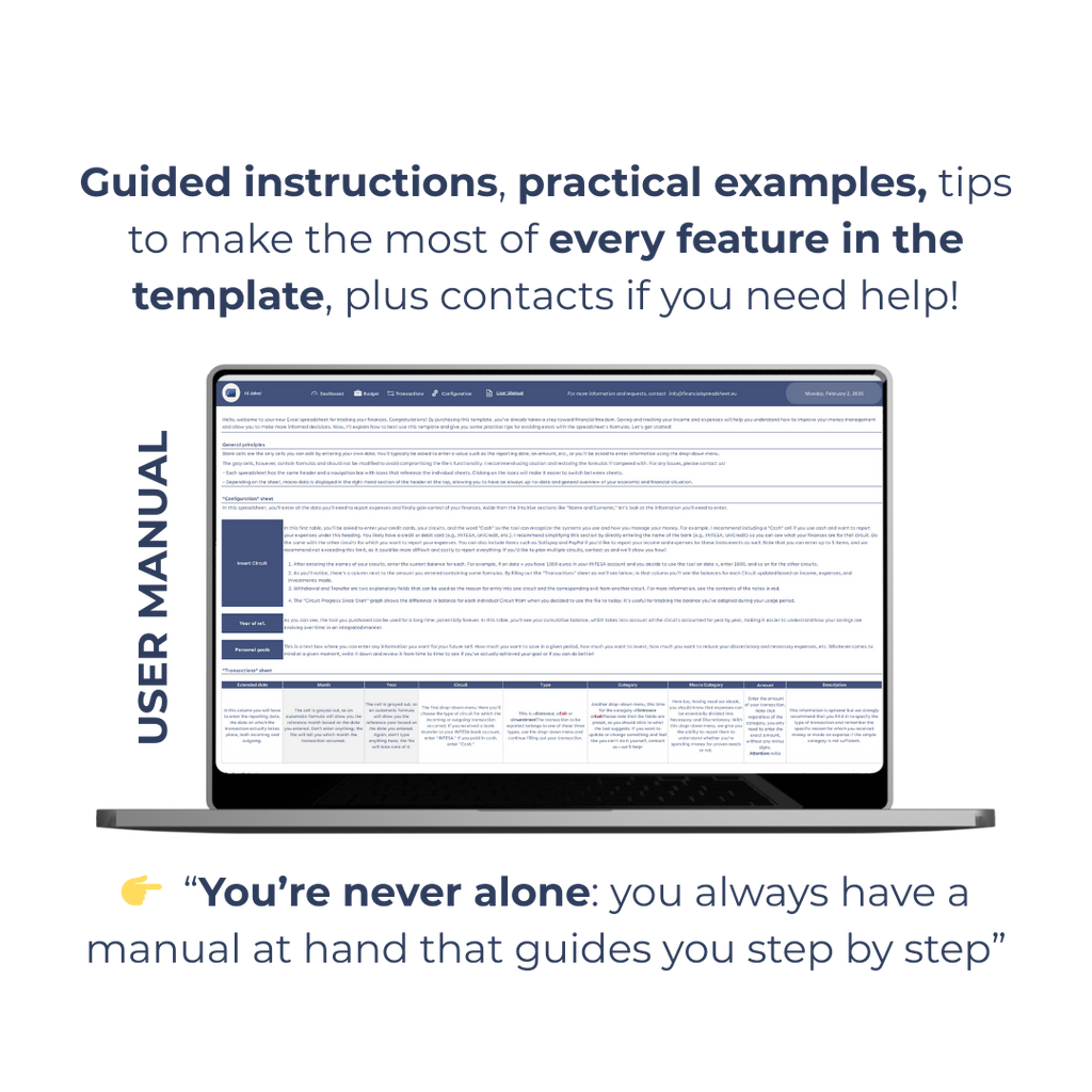 My Budget Spreadsheet + ebook